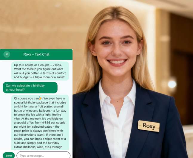 Joov.AI chat conversation example